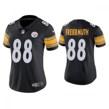 Women's Pittsburgh Steelers #88 Pat Freiermuth Black Vapor Untouchable Limited Stitched NFL Jersey(Run Small) Women's Pittsburgh Steelers #88 Pat Freiermuth Black Vapor Untouchable Limited Stitched NFL Jersey(Run Small)