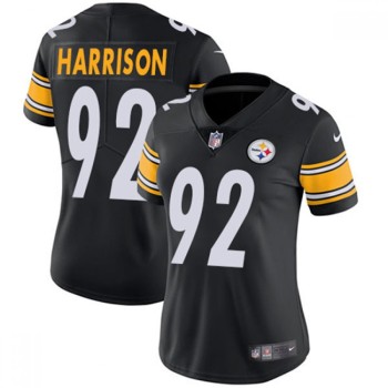 Women's Pittsburgh Steelers #92 James Harrison Black Vapor Untouchable Limited Stitched NFL Jersey(Run Small) Women's Pittsburgh Steelers #92 James Harrison Black Vapor Untouchable Limited Stitched NFL Jersey(Run Small)