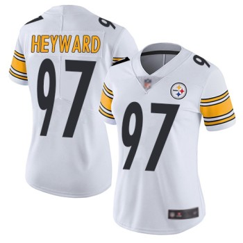 Women's Pittsburgh Steelers #97 Cam Heyward White Vapor Untouchable Limited Stitched NFL Jersey(Run Small) Women's Pittsburgh Steelers #97 Cam Heyward White Vapor Untouchable Limited Stitched NFL Jersey(Run Small)