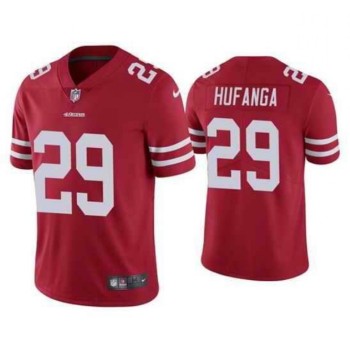 Women's San Francisco 49ers #29 Talanoa Hufanga Red Vapor Untouchable Limited Stitched Jersey(Run Small) Women's San Francisco 49ers #29 Talanoa Hufanga Red Vapor Untouchable Limited Stitched Jersey(Run Small)