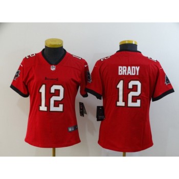 Women's Tampa Bay Buccaneers #12 Tom Brady Red Vapor Untouchable Limited Stitched NFL Jersey(Run Small) Women's Tampa Bay Buccaneers #12 Tom Brady Red Vapor Untouchable Limited Stitched NFL Jersey(Run Small)