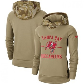 Women's Tampa Bay Buccaneers Khaki 2019 Salute to Service Therma Pullover Hoodie(Run Small) Women's Tampa Bay Buccaneers Khaki 2019 Salute to Service Therma Pullover Hoodie(Run Small)