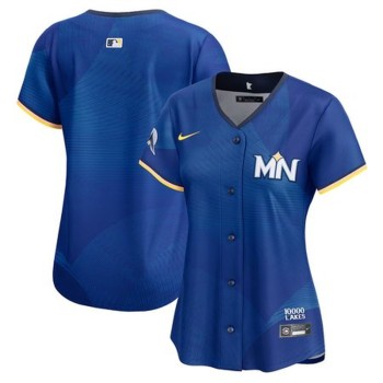 Women's Minnesota Twins Royal 2024 City Connect Limited Jersey Women's Minnesota Twins Royal 2024 City Connect Limited Jersey