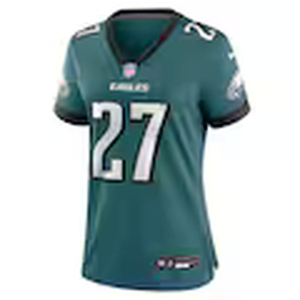 Womens #27 Quinyon Mitchell Midnight Green Philadelphia Eagles Team Game Jersey Womens #27 Quinyon Mitchell Midnight Green Philadelphia Eagles Team Game Jersey