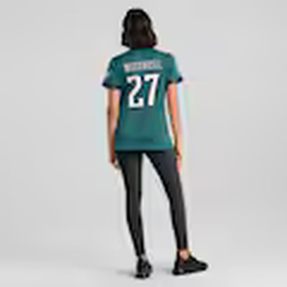 Womens #27 Quinyon Mitchell Midnight Green Philadelphia Eagles Team Game Jersey Womens #27 Quinyon Mitchell Midnight Green Philadelphia Eagles Team Game Jersey