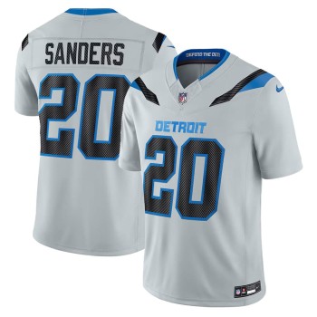 Men's Detroit Lions #20 Barry Sanders Grey 2026 Rivalries Collection Vapor F.U.S.E. Limited Jersey Men's Detroit Lions #20 Barry Sanders Grey 2026 Rivalries Collection Vapor F.U.S.E. Limited Jersey