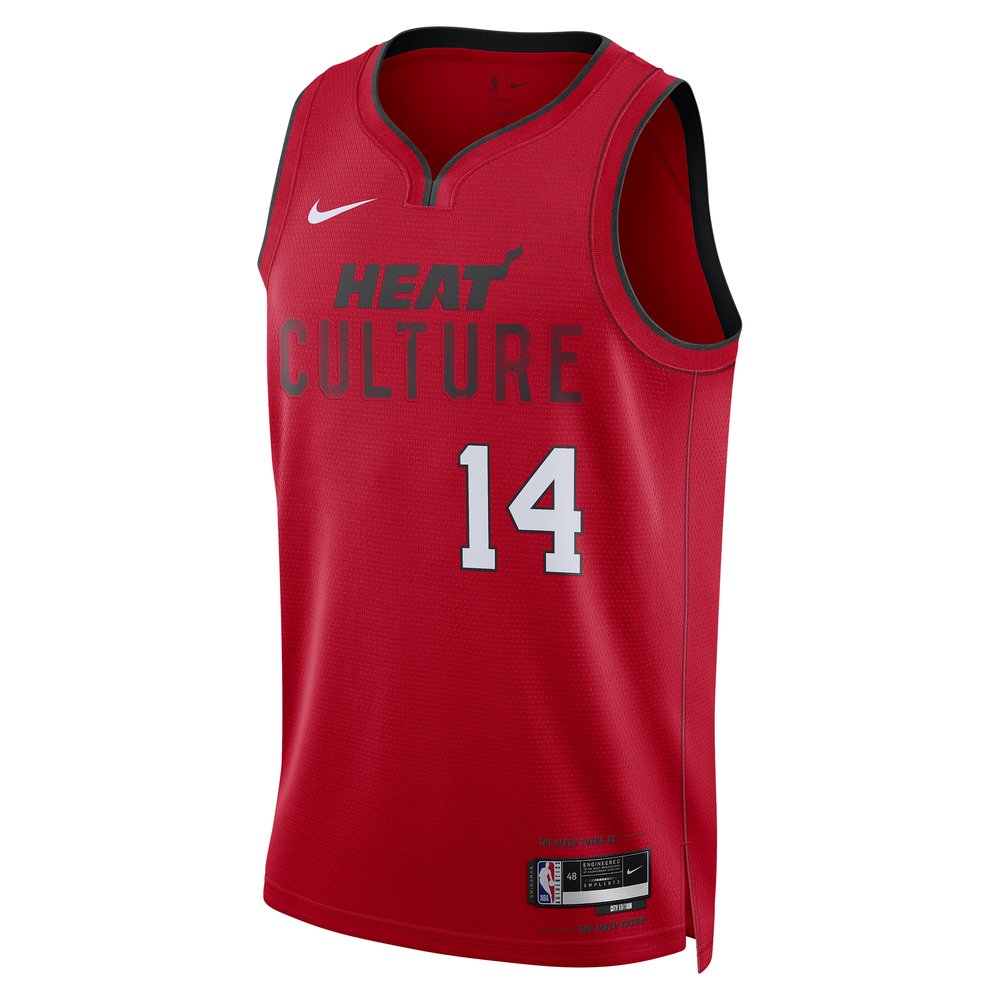 Unisex Miami Heat Tyler Herro Red 2024/25 Swingman Player Jersey - City Edition