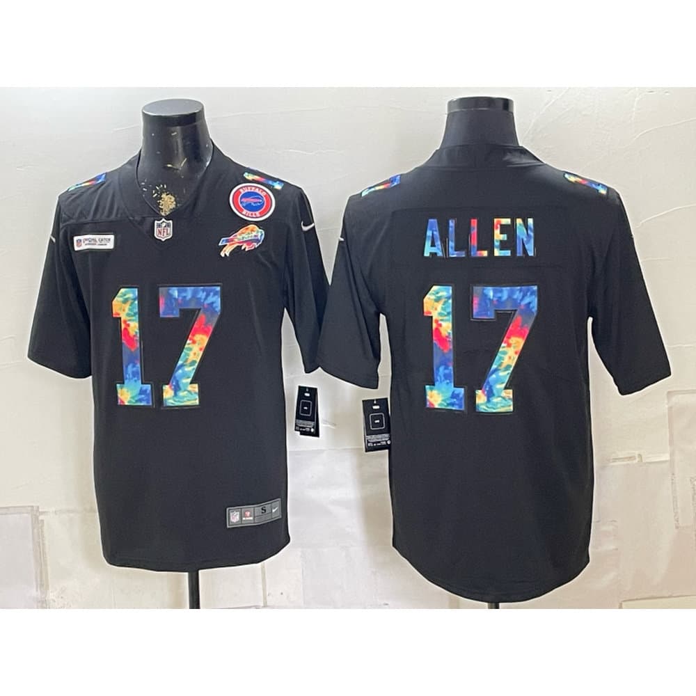 Men's Buffalo Bills #17 Josh Allen Black Vapor Limited Jersey Men's Buffalo Bills #17 Josh Allen Black Vapor Limited Jersey