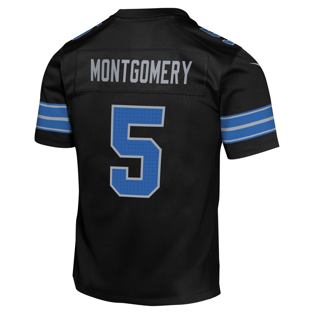 Youth Detroit Lions David Montgomery Black Alternate Player Game Jersey