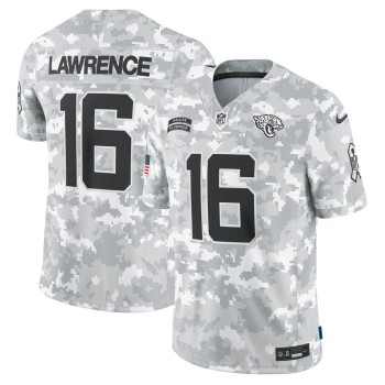 Men's Jacksonville Jaguars Trevor Lawrence Arctic Camo 2024 Salute to Service Limited Jersey Men's Jacksonville Jaguars Trevor Lawrence Arctic Camo 2024 Salute to Service Limited Jersey