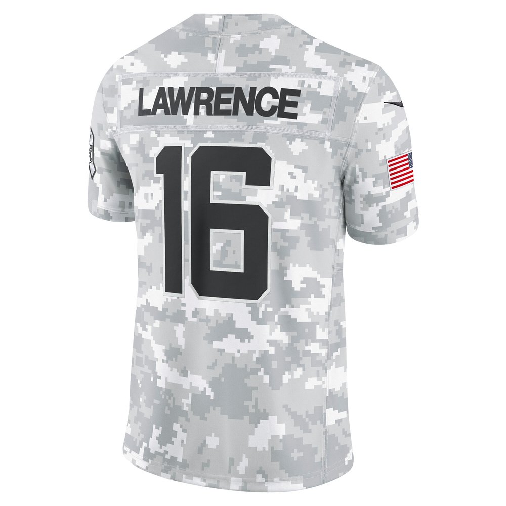 Men's Jacksonville Jaguars Trevor Lawrence Arctic Camo 2024 Salute to Service Limited Jersey