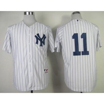 Yankees #11 Brett Gardner White Stitched MLB Jersey Yankees #11 Brett Gardner White Stitched MLB Jersey