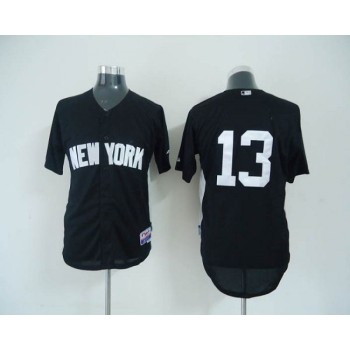 Yankees #13 Alex Rodriguez Black 2011 Road Cool Base BP Stitched MLB Jersey Yankees #13 Alex Rodriguez Black 2011 Road Cool Base BP Stitched MLB Jersey