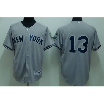 Yankees #13 Alex Rodriguez Stitched Grey Youth MLB Jersey Yankees #13 Alex Rodriguez Stitched Grey Youth MLB Jersey