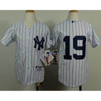 Yankees #19 Masahiro Tanaka White Stitched Youth MLB Jersey Yankees #19 Masahiro Tanaka White Stitched Youth MLB Jersey