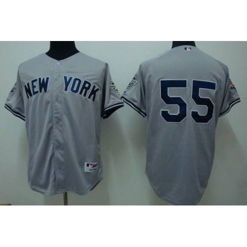 Yankees #55 Hideki Matsui Stitched Grey Youth MLB Jersey Yankees #55 Hideki Matsui Stitched Grey Youth MLB Jersey