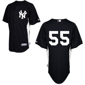 Yankees #55 Russell Martin Black Stitched MLB Jersey Yankees #55 Russell Martin Black Stitched MLB Jersey