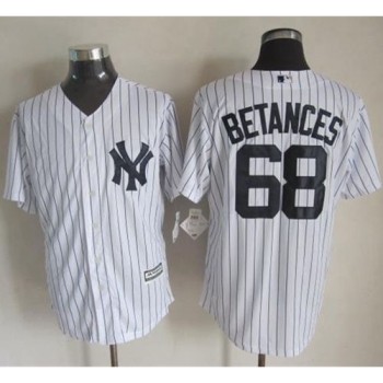 Yankees #68 Dellin Betances White Strip New Cool Base Stitched MLB Jersey Yankees #68 Dellin Betances White Strip New Cool Base Stitched MLB Jersey