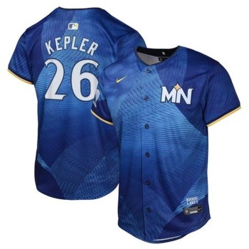 Youth Minnesota Twins #26 Max Kepler Royal 2024 City Connect Limited Jersey Youth Minnesota Twins #26 Max Kepler Royal 2024 City Connect Limited Jersey