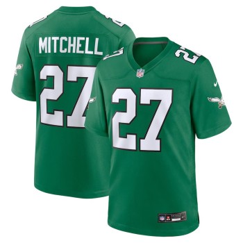Youth #27 Quinyon Mitchell Kelly Green Philadelphia Eagles Alternate Game Jersey Youth #27 Quinyon Mitchell Kelly Green Philadelphia Eagles Alternate Game Jersey