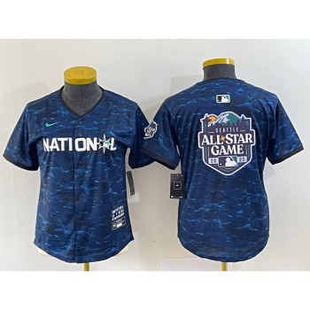 Youth 2023 All-star Royal Big Logo Stitched Baseball Jersey Youth 2023 All-star Royal Big Logo Stitched Baseball Jersey