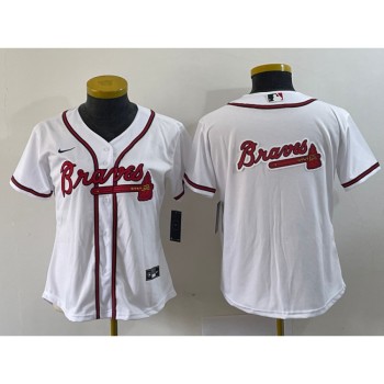 Youth Atlanta Braves White Team Big Logo Stitched Jersey Youth Atlanta Braves White Team Big Logo Stitched Jersey