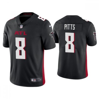 Youth Atlanta Falcons #8 Kyle Pitts Black Vapor Untouchable Limited Stitched Jersey Youth Atlanta Falcons #8 Kyle Pitts Black Vapor Untouchable Limited Stitched Jersey