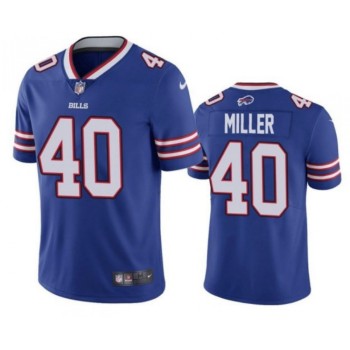 Youth Buffalo Bills #40 Von Miller Royal Vapor Untouchable Limited Stitched Jersey Youth Buffalo Bills #40 Von Miller Royal Vapor Untouchable Limited Stitched Jersey