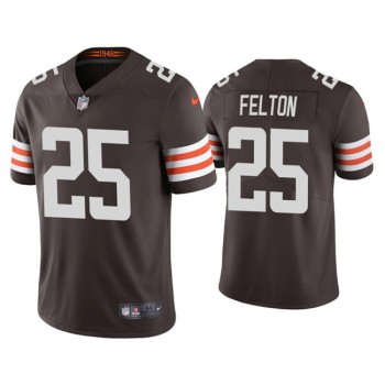 Youth Cleveland Browns #25 Demetric Felton Brown Vapor Untouchable Limited Stitched Jersey Youth Cleveland Browns #25 Demetric Felton Brown Vapor Untouchable Limited Stitched Jersey