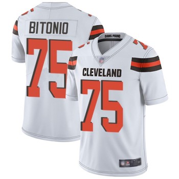 Youth Cleveland Browns #75 Joel Bitonio White Vapor Untouchable Limited Stitched NFL Jersey Youth Cleveland Browns #75 Joel Bitonio White Vapor Untouchable Limited Stitched NFL Jersey