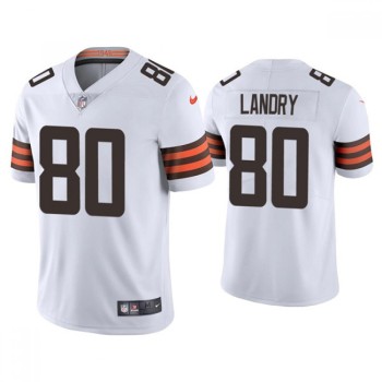 Youth Cleveland Browns #80 Jarvis Landry White Vapor Untouchable Limited Stitched Jersey Youth Cleveland Browns #80 Jarvis Landry White Vapor Untouchable Limited Stitched Jersey