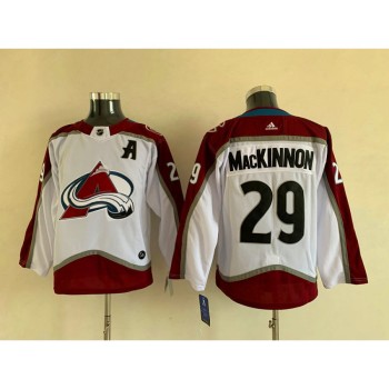 Youth Colorado Avalanche #29 Nathan MacKinnon White Stitched Jersey Youth Colorado Avalanche #29 Nathan MacKinnon White Stitched Jersey