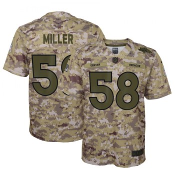 Youth Denver Broncos #58 Von Miller 2018 Camo Salute to Service Limited Stitched NFL Jersey Youth Denver Broncos #58 Von Miller 2018 Camo Salute to Service Limited Stitched NFL Jersey
