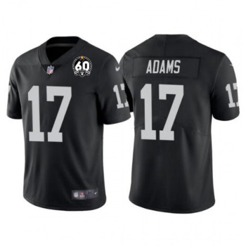 Youth Las Vegas Raiders #17 Davante Adams Black 60th Anniversary Patch Vapor Untouchable Limited Stitched NFL Jersey Youth Las Vegas Raiders #17 Davante Adams Black 60th Anniversary Patch Vapor Untouchable Limited Stitched NFL Jersey