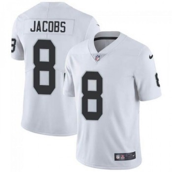 Youth Las Vegas Raiders #8 Josh Jacobs White Vapor Untouchable Limited Stitched NFL Jersey Youth Las Vegas Raiders #8 Josh Jacobs White Vapor Untouchable Limited Stitched NFL Jersey