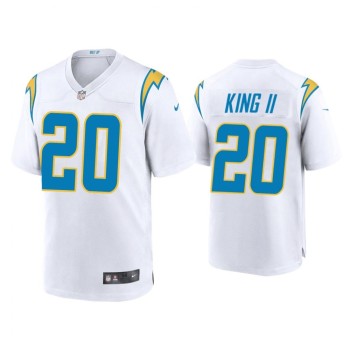 Youth Los Angeles Chargers #20 Desmond King II 2020 White Stitched Jersey Youth Los Angeles Chargers #20 Desmond King II 2020 White Stitched Jersey