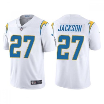 Youth Los Angeles Chargers #27 J.C. Jackson White Vapor Untouchable Limited Stitched Jersey Youth Los Angeles Chargers #27 J.C. Jackson White Vapor Untouchable Limited Stitched Jersey