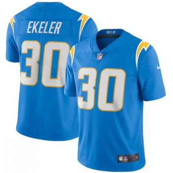 Youth Los Angeles Chargers #30 Austin Ekeler 2020 Blue Vapor Untouchable Limited Stitched Jersey Youth Los Angeles Chargers #30 Austin Ekeler 2020 Blue Vapor Untouchable Limited Stitched Jersey