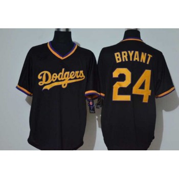 Youth Los Angeles Dodgers #24 Kobe Bryant Black Throwback Cool Base Stitched Jersey Youth Los Angeles Dodgers #24 Kobe Bryant Black Throwback Cool Base Stitched Jersey