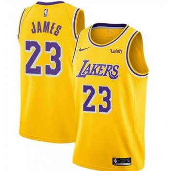 Youth Los Angeles Lakers #23 LeBron James Yellow Stitched NBA Jersey Youth Los Angeles Lakers #23 LeBron James Yellow Stitched NBA Jersey