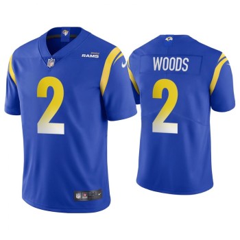 Youth Los Angeles Rams #2 Robert Woods Royal Vapor Untouchable Limited Stitched Jersey Youth Los Angeles Rams #2 Robert Woods Royal Vapor Untouchable Limited Stitched Jersey