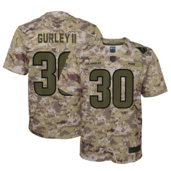 Youth Los Angeles Rams #30 Todd Gurley 2018 Camo Salute to Service Limited Stitched NFL Jersey Youth Los Angeles Rams #30 Todd Gurley 2018 Camo Salute to Service Limited Stitched NFL Jersey