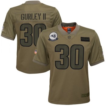 Youth Los Angeles Rams #30 Todd Gurley 2019 Camo Salute To Service Stitched NFL Jersey Youth Los Angeles Rams #30 Todd Gurley 2019 Camo Salute To Service Stitched NFL Jersey