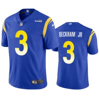 Youth Los Angeles Rams #3 Odell Beckham Jr. Royal Vapor Untouchable Limited Stitched Jersey Youth Los Angeles Rams #3 Odell Beckham Jr. Royal Vapor Untouchable Limited Stitched Jersey