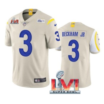 Youth Los Angeles Rams #3 Odell Beckham Jr. Bone 2022 Super Bowl LVI Vapor Untouchable Limited Stitched Jersey Youth Los Angeles Rams #3 Odell Beckham Jr. Bone 2022 Super Bowl LVI Vapor Untouchable Limited Stitched Jersey