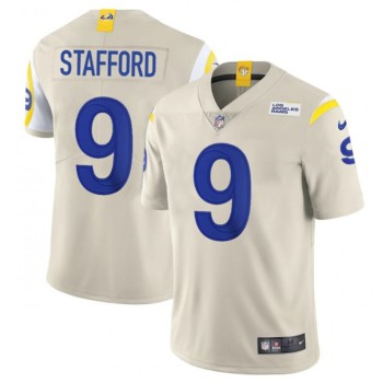 Youth Los Angeles Rams #9 Matthew Stafford Bone Vapor Untouchable Limited Stitched Jersey Youth Los Angeles Rams #9 Matthew Stafford Bone Vapor Untouchable Limited Stitched Jersey
