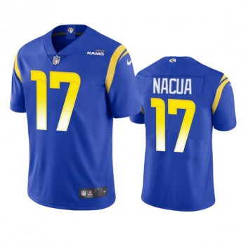 Youth Los Angeles Rams #17 Puka Nacua Blue Vapor Untouchable Limited Stitched Jersey Youth Los Angeles Rams #17 Puka Nacua Blue Vapor Untouchable Limited Stitched Jersey