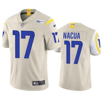 Youth Los Angeles Rams #17 Puka Nacua Bone Vapor Untouchable Limited Stitched Jersey Youth Los Angeles Rams #17 Puka Nacua Bone Vapor Untouchable Limited Stitched Jersey