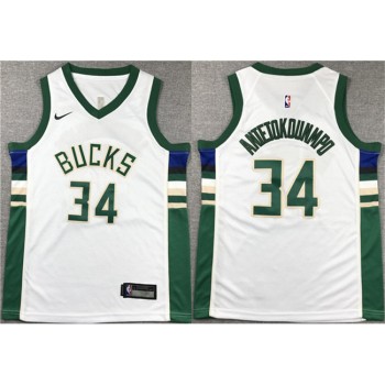 Youth Milwaukee Bucks #34 Giannis Antetokounmpo White Stitched Basketball Jersey Youth Milwaukee Bucks #34 Giannis Antetokounmpo White Stitched Basketball Jersey