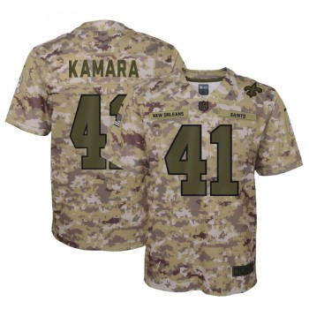 Youth New Orleans Saints #41 Alvin Kamara 2018 Camo Salute to Service Limited Stitched NFL Jersey Youth New Orleans Saints #41 Alvin Kamara 2018 Camo Salute to Service Limited Stitched NFL Jersey